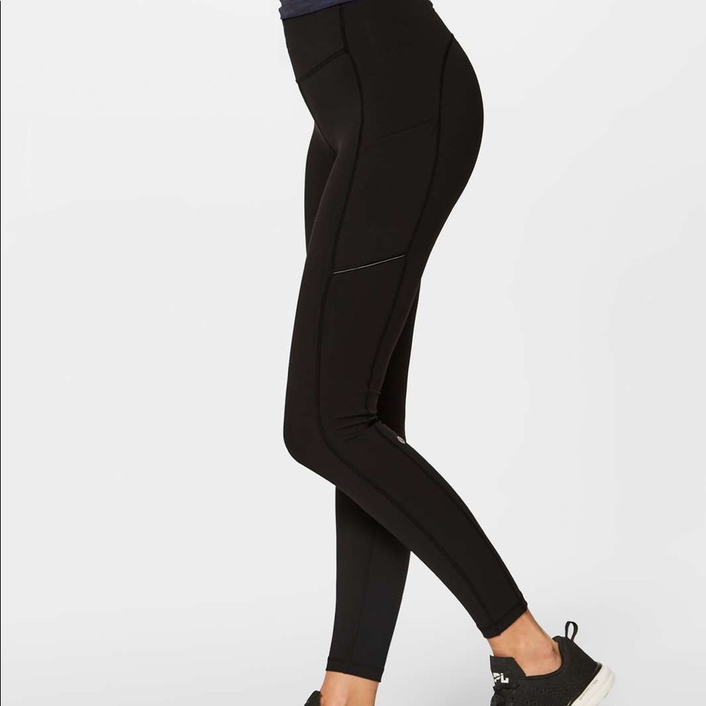 Lululemon speed up leggings black size 4